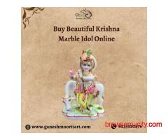 Buy Beautiful Krishna Marble Idol Online