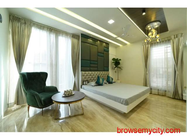 3 BHK Luxury Flat Interior Design in Kolkata- Elegant & Affordable - 3/4