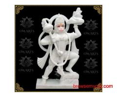 Buy Premium Hanuman Marble Murti – Handcrafted Perfection