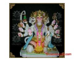 Buy Premium Hanuman Marble Murti – Handcrafted Perfection