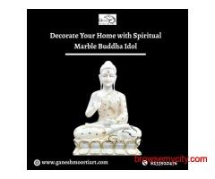 Decorate Your Home with Spiritual Marble Buddha Idol