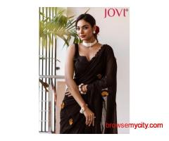 Exclusive Designer Ready to Wear Cotton Sarees | JOVI India