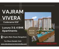 Vajram Vivera Kogilu - Modern 3 & 4 BHK Homes in Bangalore