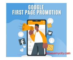 Best Google First Page Promotion