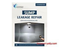 Sump Leakage Repair Services in Bangalore