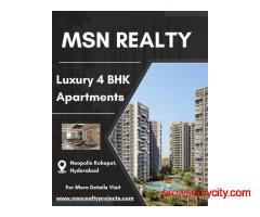 Premium 4 BHK Luxury Apartments for Sale in Neopolis Kokapet, Hyderabad | MSN Realty