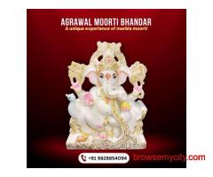 Buy Exquisite Ganesh Marble Statues at Best Prices