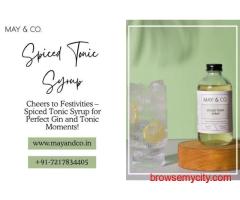 Cheers to Festivities – May & Co. Spiced Tonic Syrup for Perfect Gin and Tonic Moments