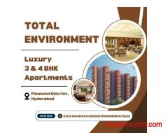 Luxury 3 & 4 BHK Apartments in Financial District Hyderabad - Total Environment Homes