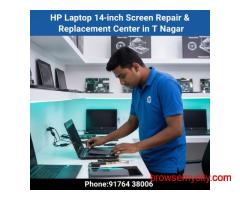 HP Laptop 14-inch Screen Repair & Replacement Center in T. Nagar