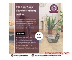 300 Hour Yoga Teacher Training Online