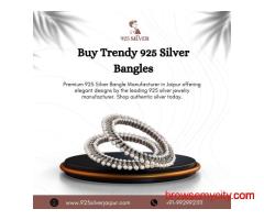 Buy Trendy 925 Silver Bangles