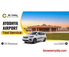 Ayodhya Airport Taxi Service @MrCabby