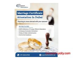 Marriage Certificate Attestation in Dubai