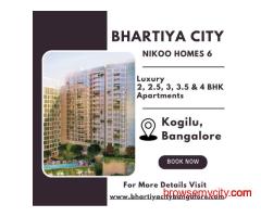 Bhartiya City Nikoo Homes 6 - Premium 2, 3 & 4 BHK Flats in North Bangalore’s Kogilu Main Road