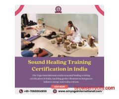 Sound Healing Training Certification in India