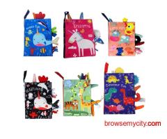Animal Fun Cloth Book for Babies – Educational & Safe Fabric Book for Kids | D'bebé