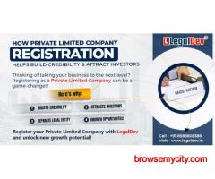 Legal Dev Provide Pvt limited company Registration service