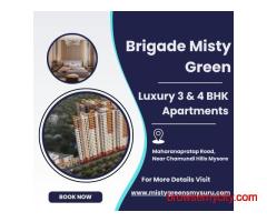 Brigade Misty Green Mysore - Premium 3 & 4 BHK Flats near Chamundi Hills