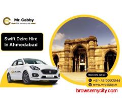 Mr. Cabby Offers the Best Swift Dzire Cab Hire in Ahmedabad
