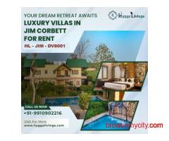 Luxury Villas for Rent in Jim Corbett for Family Holidays