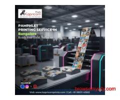 Pamphlet Printing Service in Bangalore