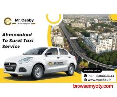 Airport Taxi: Ahmedabad Airport to Surat with Mr. Cabby at ₹11/km