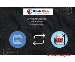 Convert and Organize Contacts in Rows
