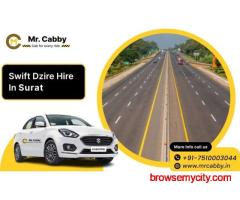 Swift Dzire Sedan Hire in Surat – Mr. Cabby’s Premium Choice