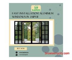 Fast Installation! Aluminium Windows in Jaipur