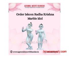 Order Iskcon Radha Krishna Marble Idol – Best Craftsmanship