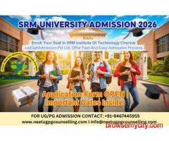SRM Chennai B.Tech Admission 2026 – Eligibility, Process, Exam & Direct Admission Details