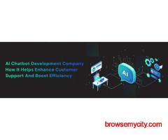 AI Chatbot Development Company: How It Helps Enhance Customer Support and Boost Efficiency