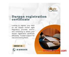 Apply for Darpan Registration Certificate for NGO – Agile Regulatory