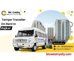Affordable Rajkot Tempo Traveller – Mr. Cabby 9-22 Seaters Ready