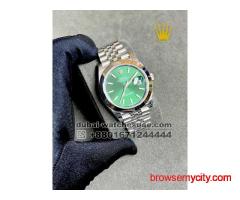 Rolex Date Just 41 mm Green
