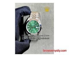 Rolex Date Just 41 mm Green