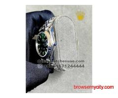 Rolex Date Just 41 mm Green