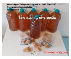 We have 99% pure safrole (sassafras oil) and 98% pure crystals that are available for sale