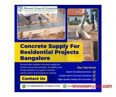 Reinvent RMC | Concrete Supply For Residential Projects Bangalore