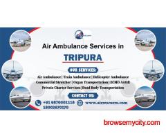 Air Ambulance Services in Tripura High-Quality