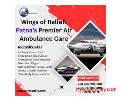 Wings of Relief: Patna’s Premier Air Ambulance Care