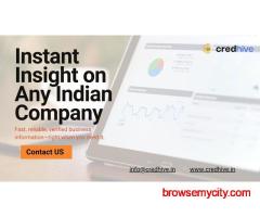 Access Verified Indian Company Information Instantly | Credhive