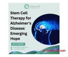 Stem cell therapy for Alzheimer's disease: Emerging Hope