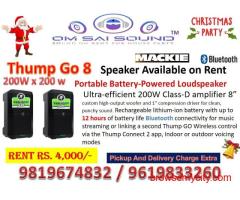 Speaker on Rent for Christmas Party – THUMP GO 8 (2 Speakers)