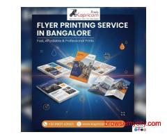 Flyer Printing Service in Bangalore
