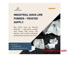 Pure Quick Lime Powder – Competitive Prices
