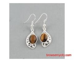 Akrati Jewels Inc Wholesale: Tiger Yellow Eye Sterling Jewelry