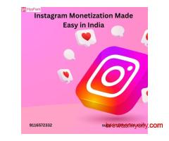 Instagram Monetization Made Easy in India