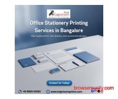 Office Stationery Printing Services in Bangalore